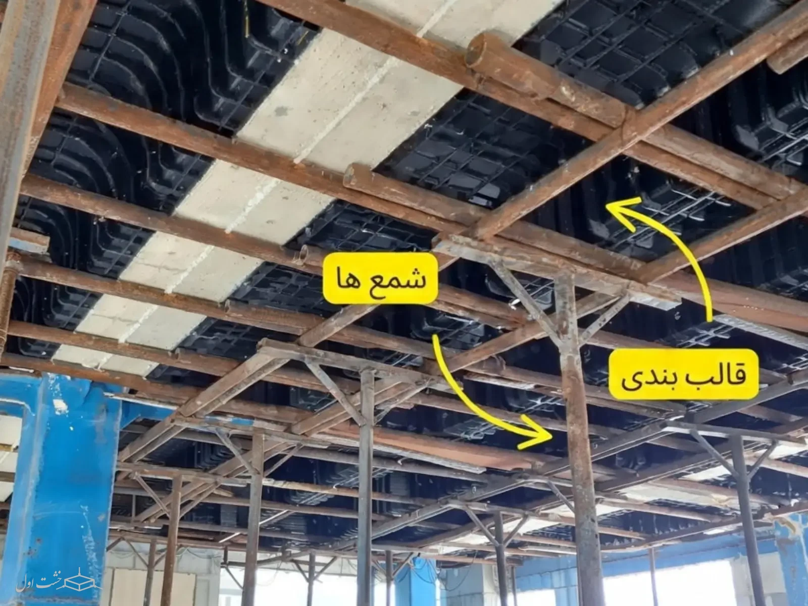 اجرای قالب های دور تیر ها